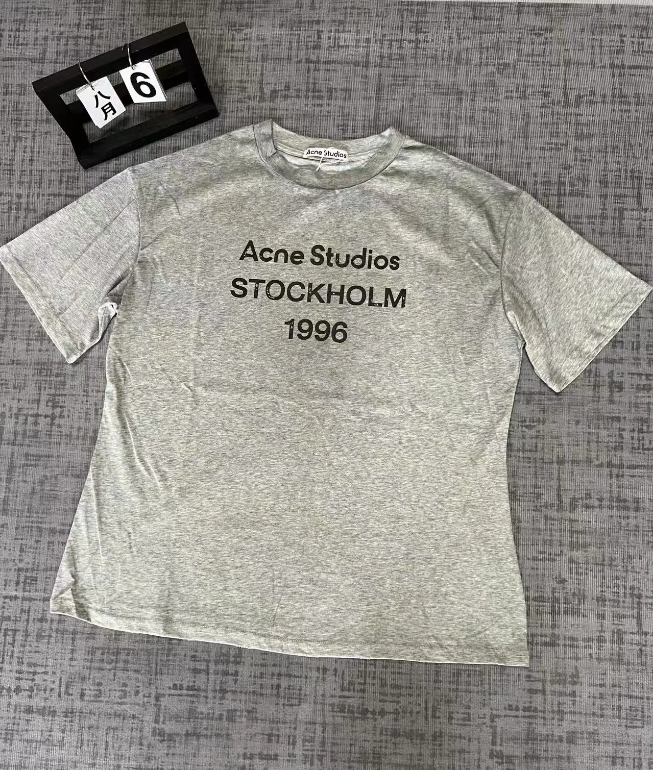 Acne Studios Stockholm 1996 Graphic T-Shirt Gray