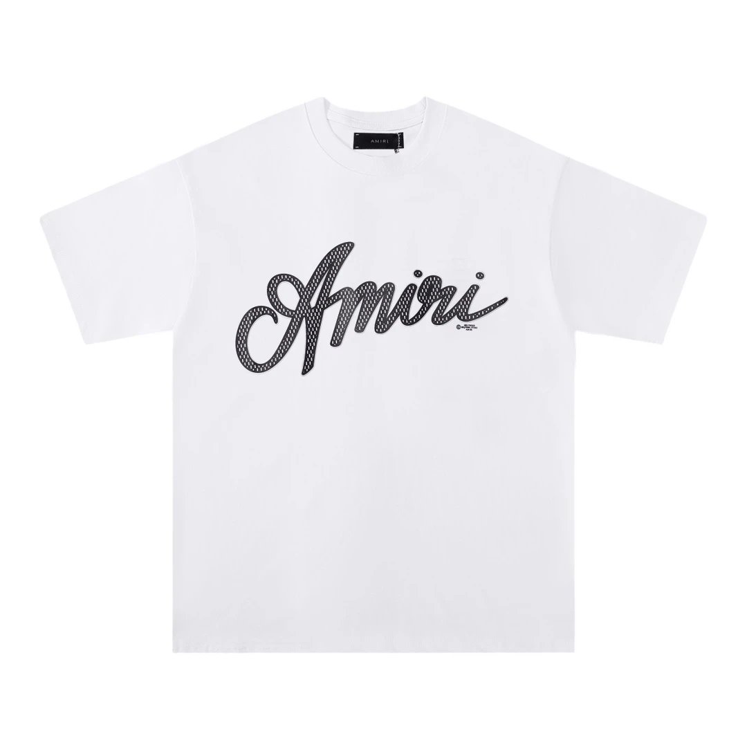 Amiri Mesh Script Logo T-Shirt