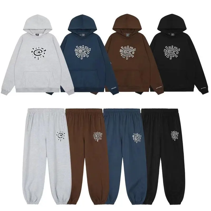 Corteiz Sun Totem Hoodie and Sweatpants Set Collection