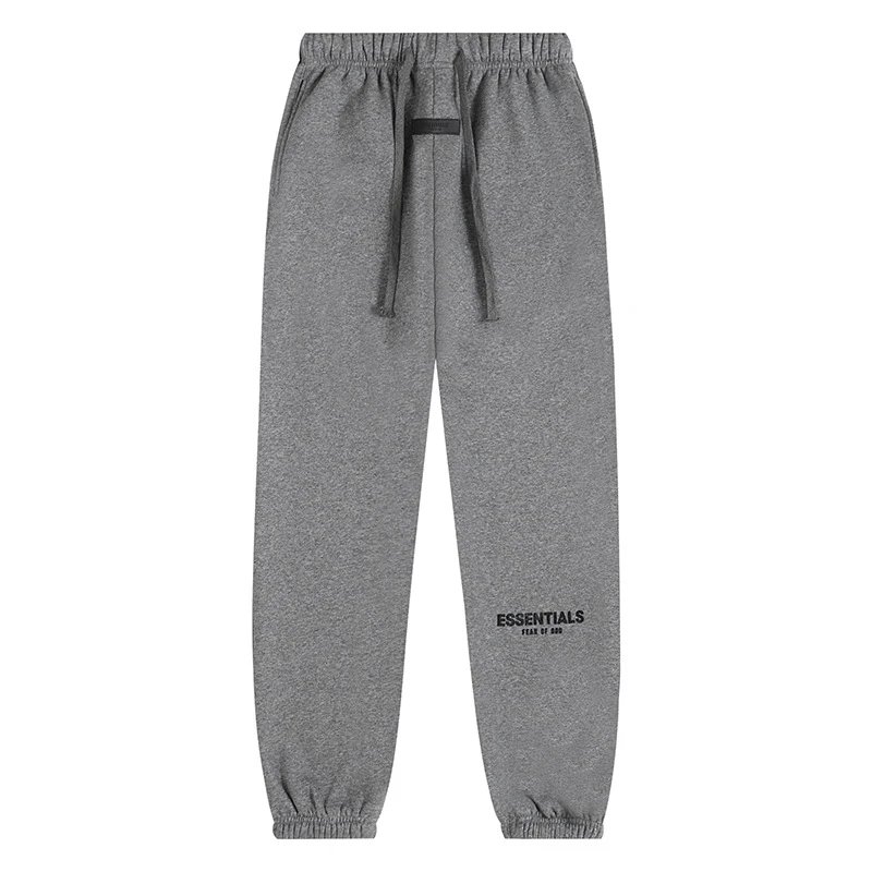 ESSENTIALS (Fear of God Sub-line) — Jogger Sweatpants with Small Hem Logo - rep spodnie