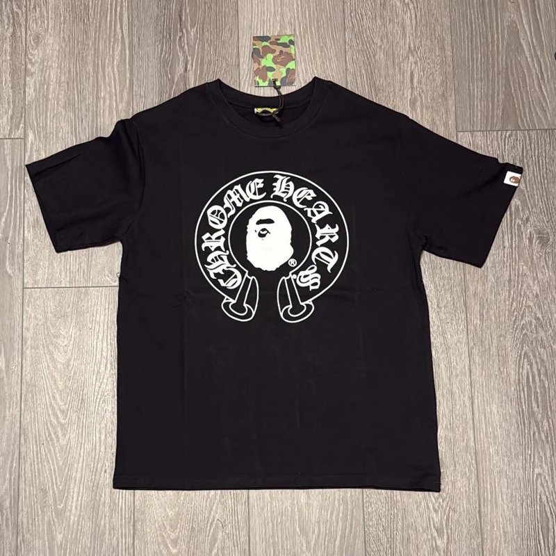 DU-6.18 Classic Letter Printed Short Sleeve Paste Pattern with Distinctive Three Dimensional Quality 💥 male