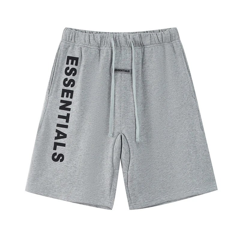 Essentials vertical print grey shorts - rep szorty