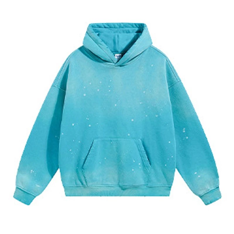 2592 hoodie - peacock blue