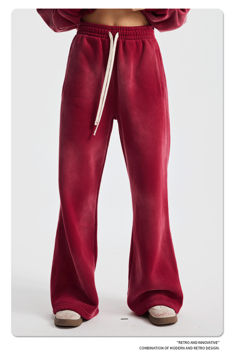 7792 Pants - Dark Red