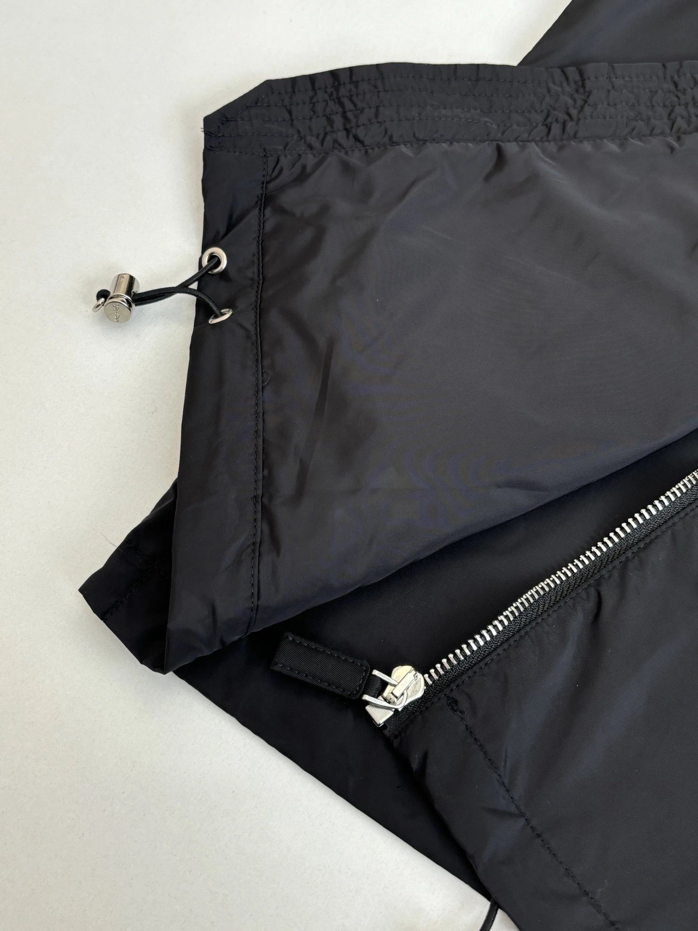 Nylon Classic Zip Windbreaker Jacket photo 8