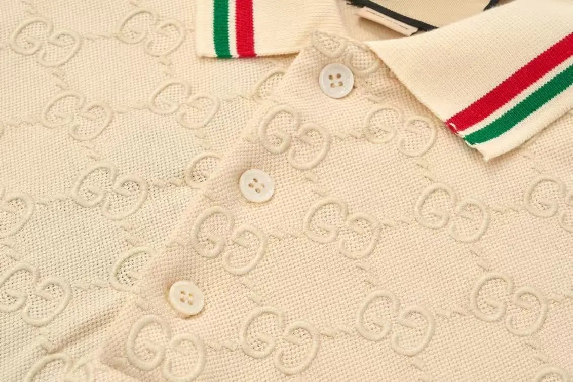 Summer Embroidered Double G Logo Short Sleeve photo 7