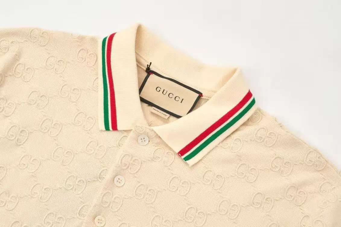 Summer Embroidered Double G Logo Short Sleeve photo 3