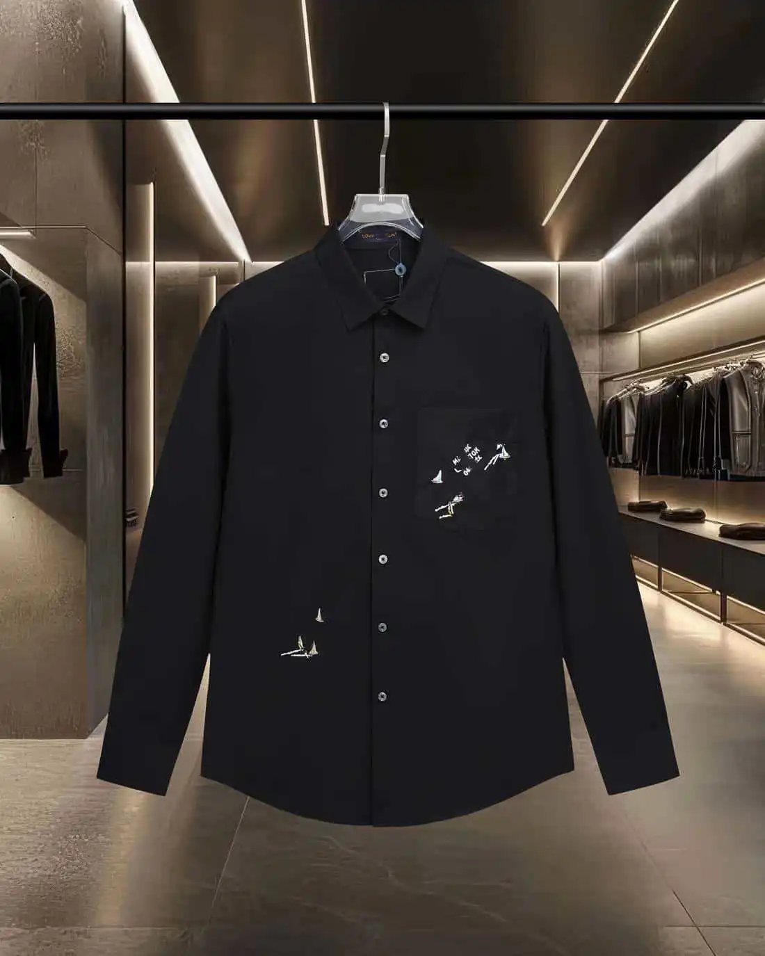 High-Quality Long Sleeve Casual Relaxed Collared Shirt Unisex photo 4
