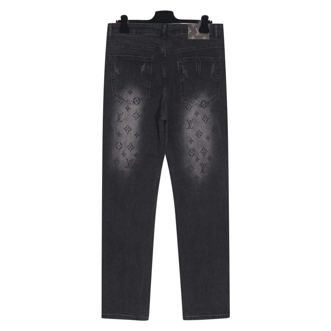 Washed Logo Jeans photo 5