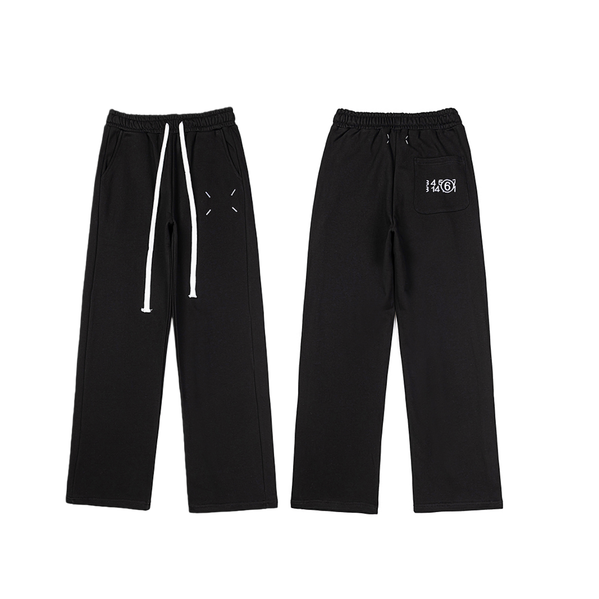 332 Black Straight Leg Pants