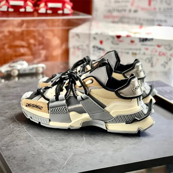 Dolce & Gabbana DG5862 Chunky Sneakers Beige Gray - 1