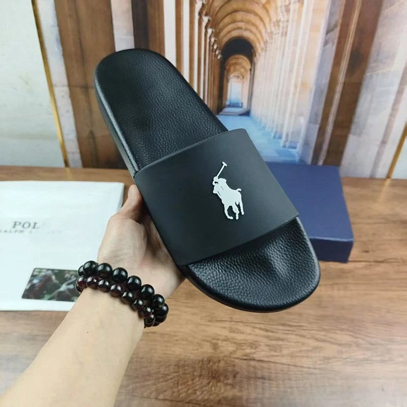 Ralph Lauren Black Slippers