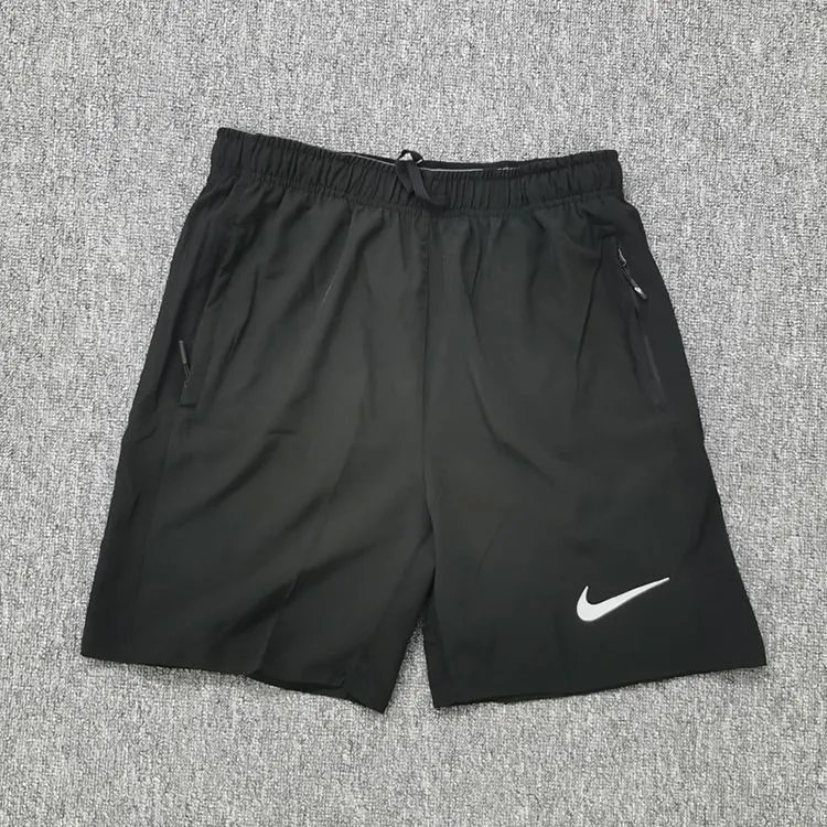 Nike Running Shorts Zipper Pockets Black