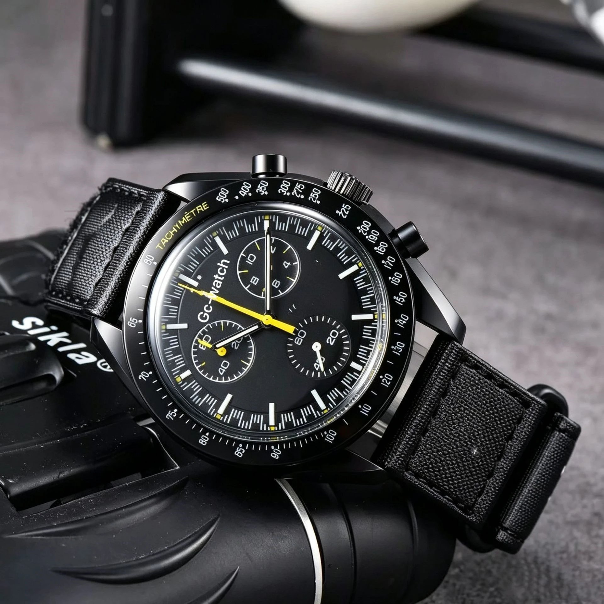Omega Watches MoonSwatch Chronograph — Golden Water