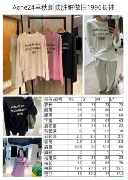 Acne Studios Stockholm 1996 Black Long-Sleeve T-Shirt - 10