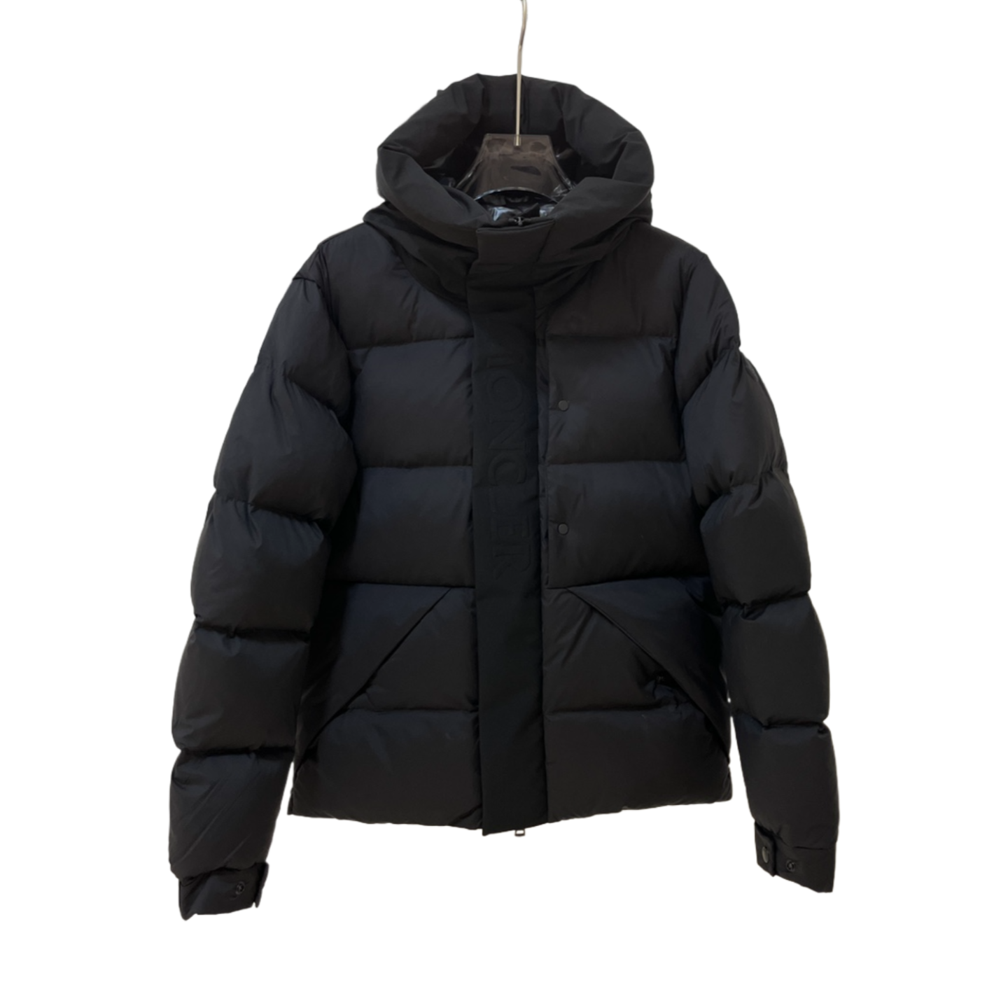 Black Puffer Jacket with Hood