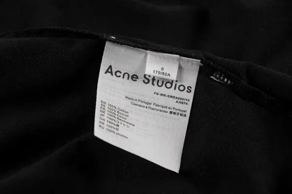 Acne Studios Stockholm 1996 Black Long-Sleeve T-Shirt - 9