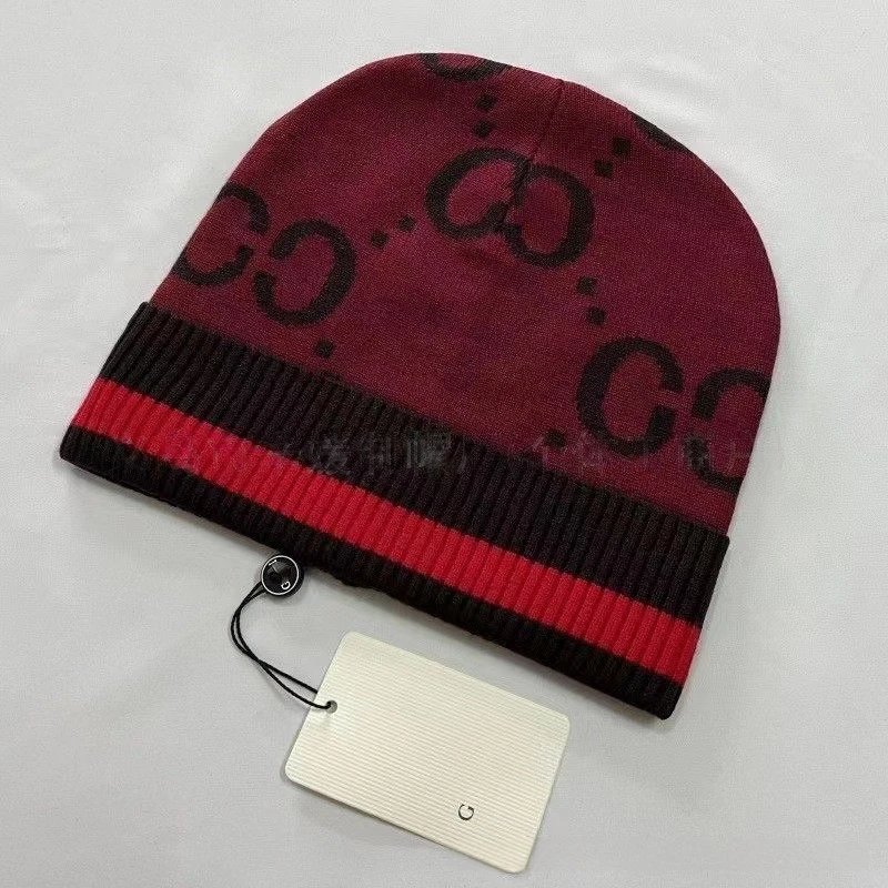Gucci Jumbo GG Beanie Burgundy