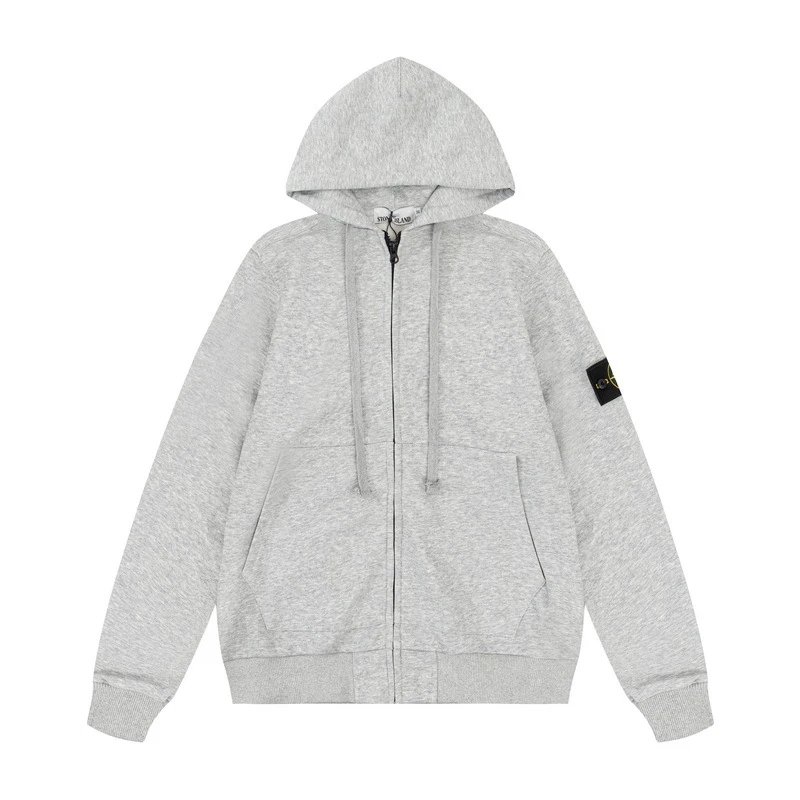 Grey Zipper