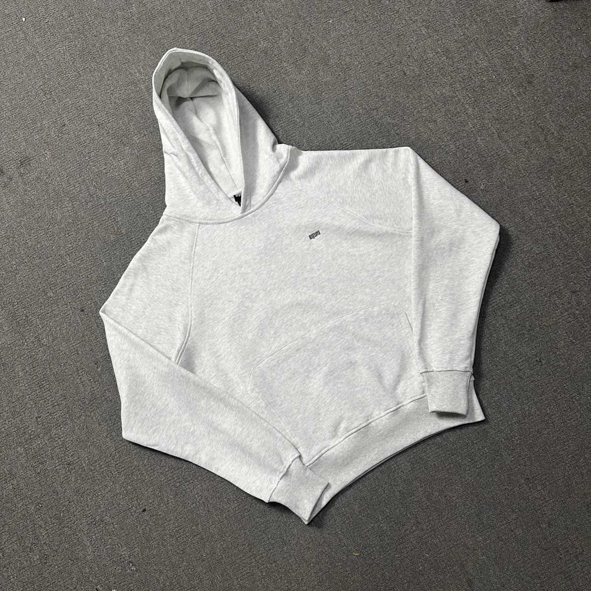 DU-8.24 chest embroidery letters terry hooded sweater European and American trend men and women pants suit