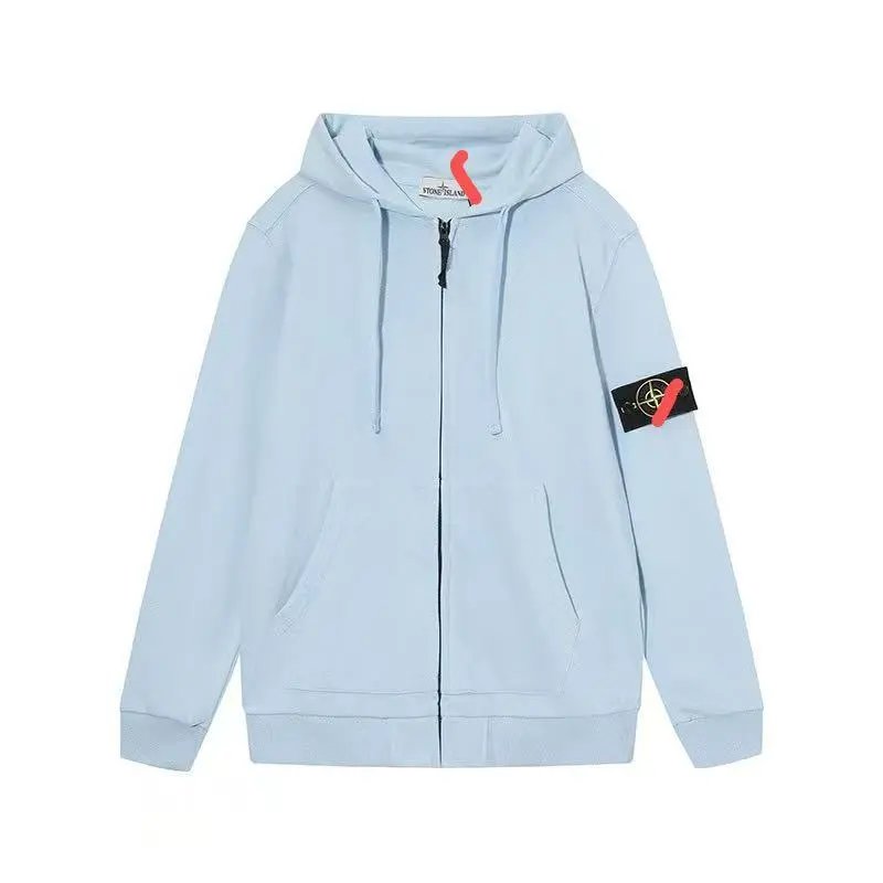 Sky blue zipper