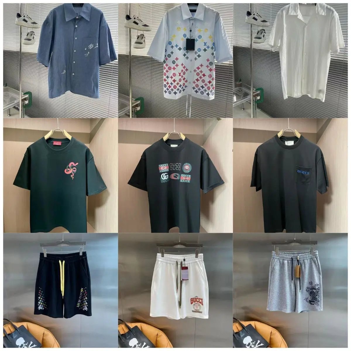 LV&GUCCI&BURBERRY Short-sleeve