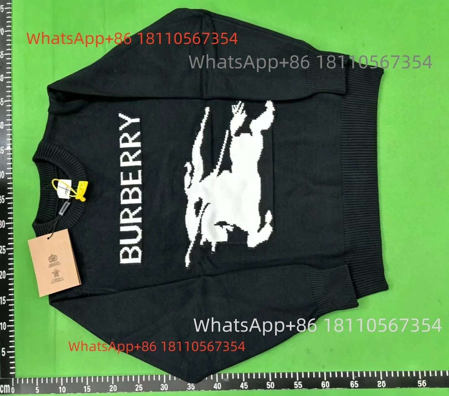 Burberry-Black with White Logo