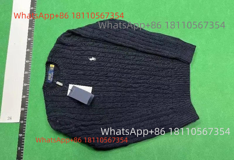 Ralph Lauren Navy Sweater (Small White Pony)