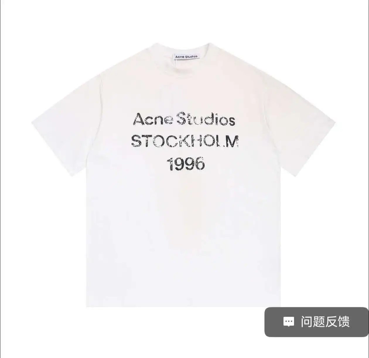 Acne Studios T-Shirts Stockholm 1996 Graphic Long-Sleeve T-Shirt — 33