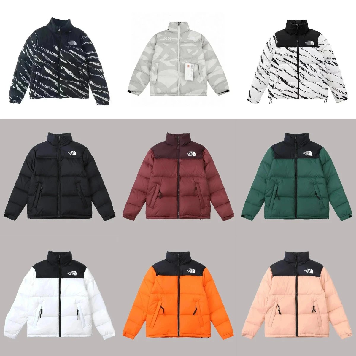 The North Face Nuptse Puffer Down Jacket Multi-Color
