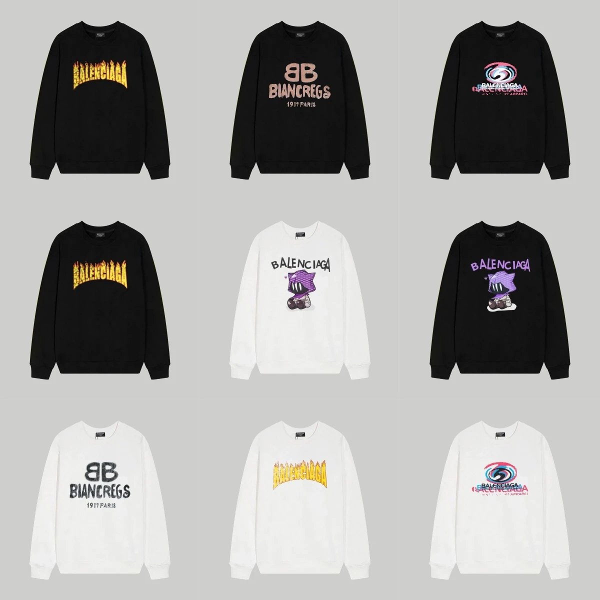 Balenciaga Logo Print Sweatshi