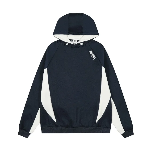 Unbranded Hoodies & Sweatshirts Color-Block Hooded Sweatshirt product detail image 2