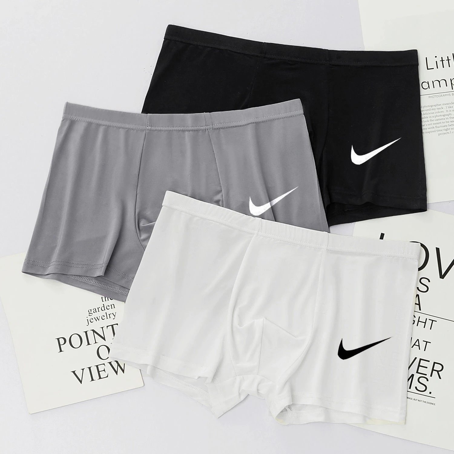 Nike Swoosh Boxer Briefs [20 s