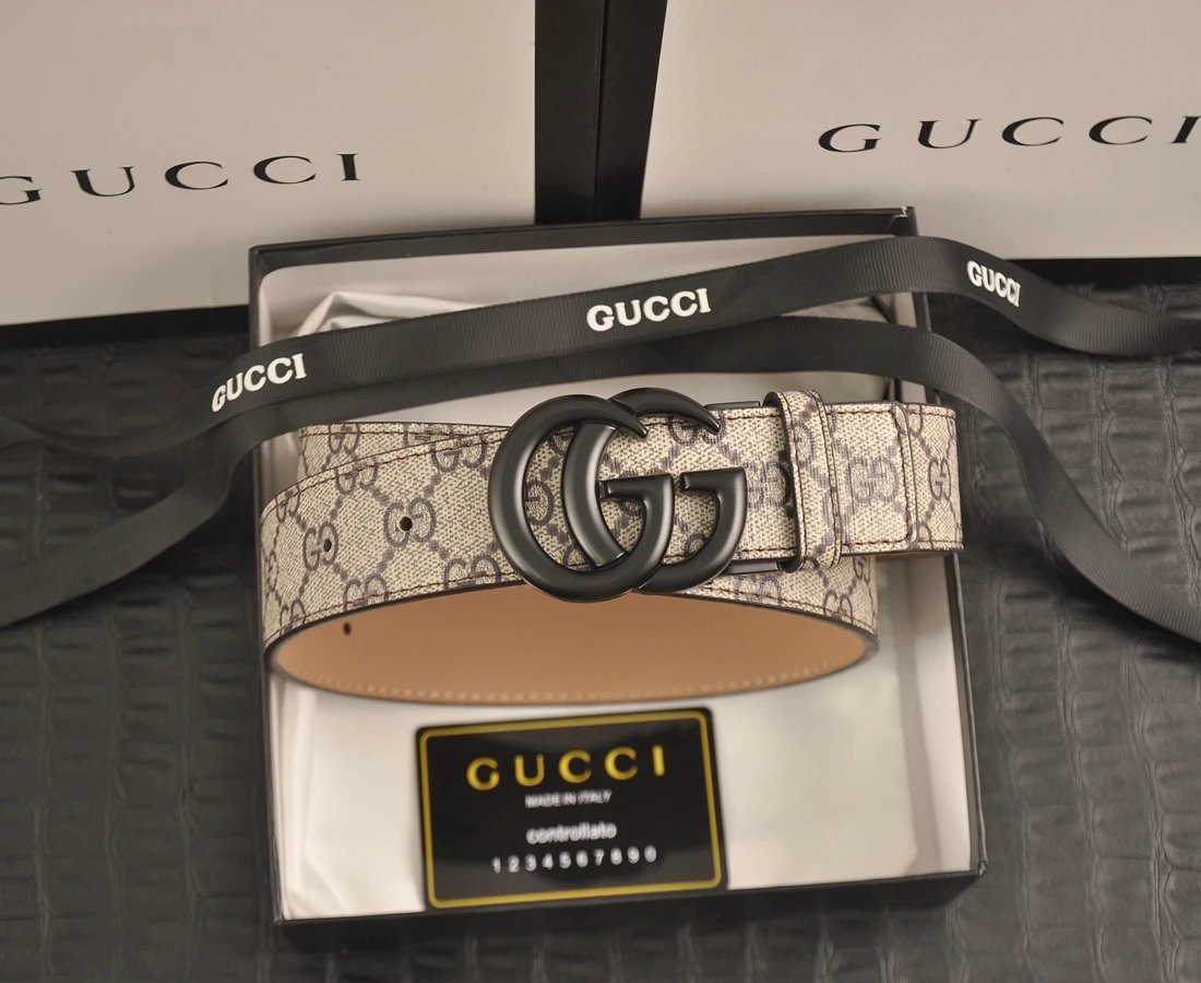 Gucci GG Supreme Belt [4 styles]