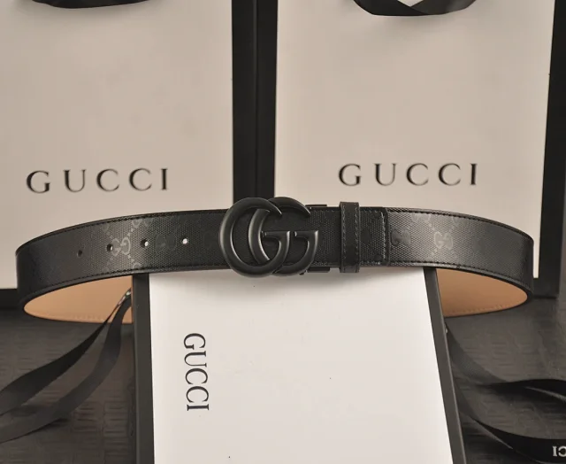 Gucci Belts Interlocking G buckle GG monogram belt product detail image 6