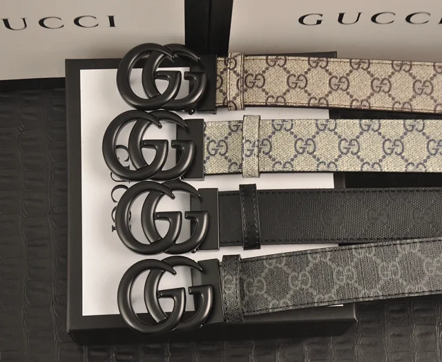 Gucci Belts Interlocking G buckle GG monogram belt product detail image 5