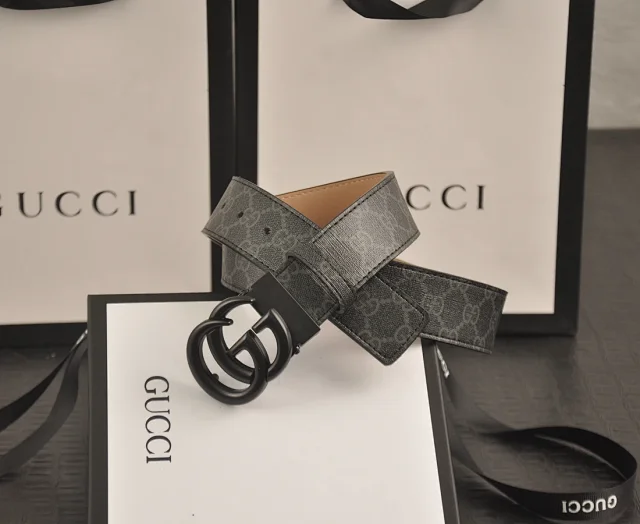 Gucci Belts Interlocking G buckle GG monogram belt product detail image 7