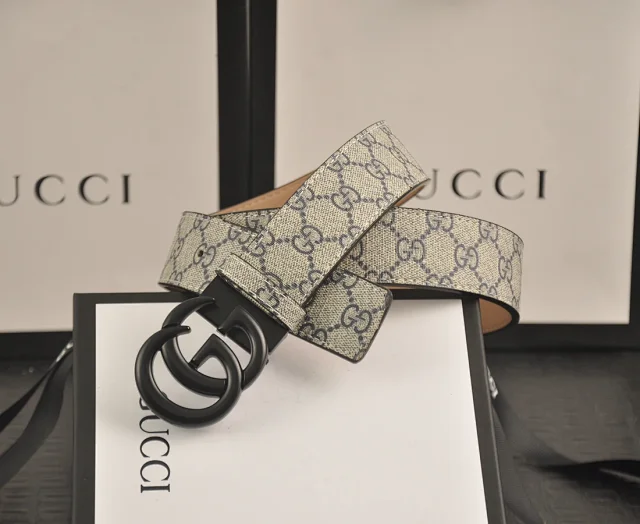 Gucci Belts Interlocking G buckle GG monogram belt product detail image 8
