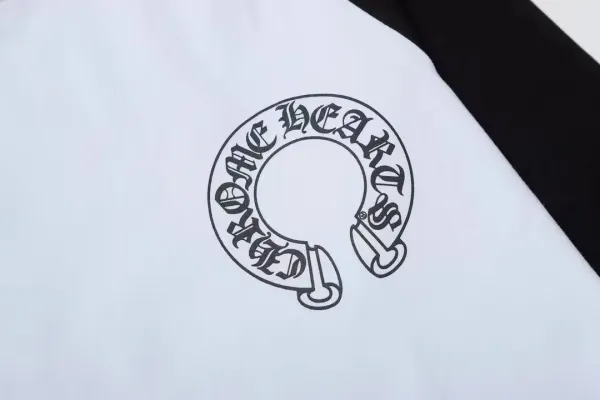 Chrome Hearts Long Sleeve Raglan T-Shirt White/Black - 13