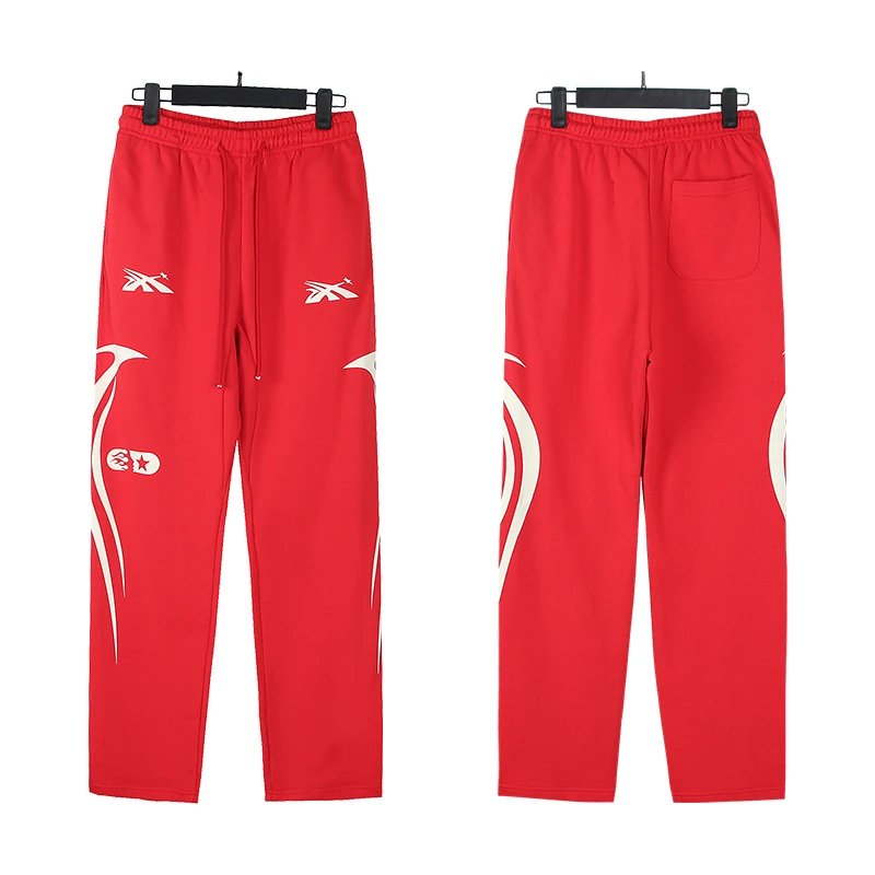 Unbranded Trousers Drawstring Graphic Sweatpants image 3