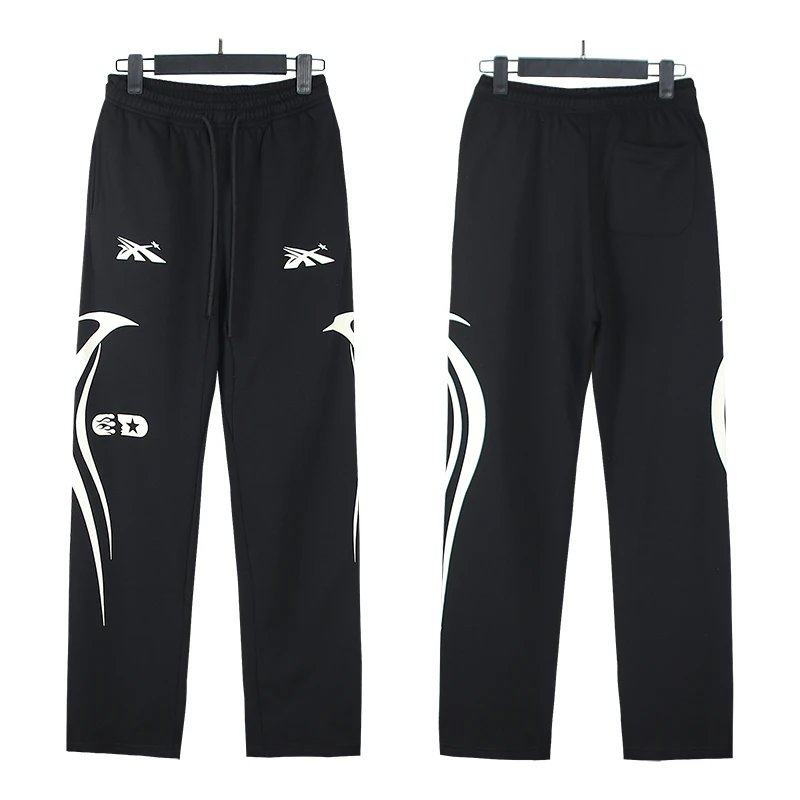 Unbranded Trousers Drawstring Graphic Sweatpants image 4