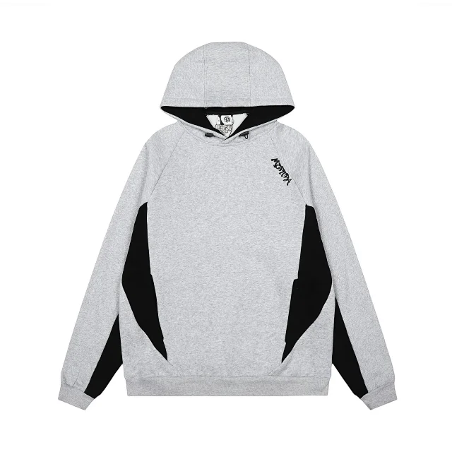 Unbranded Hoodies & Sweatshirts Color-Block Hooded Sweatshirt product detail image 4