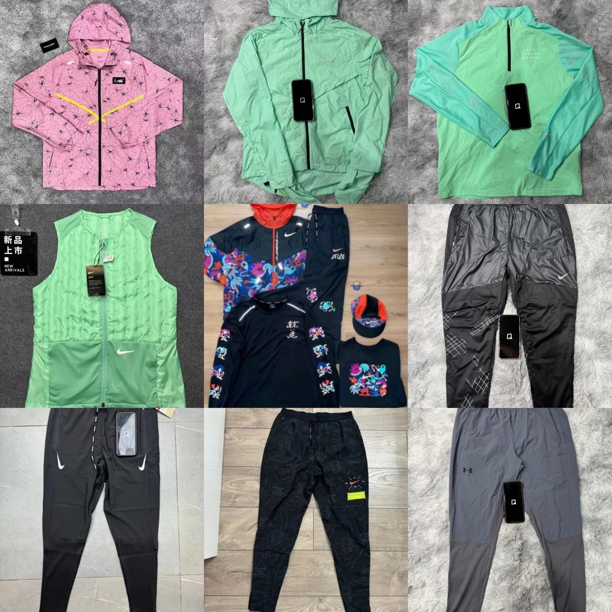 AA-08- New popular Nick running set/quick drying clothes/quick drying pants WhatsApp+86 182 5902 4114