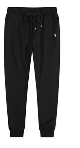 Black White Label Pants