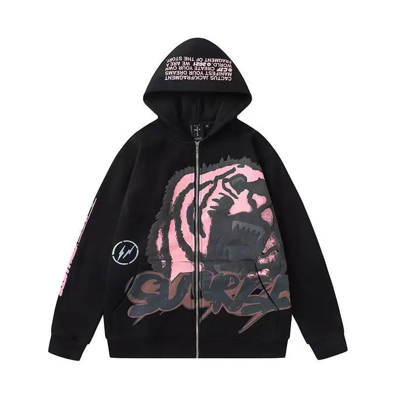 Saint Tears Embroidered Campfire Sweatpants Brown - 12