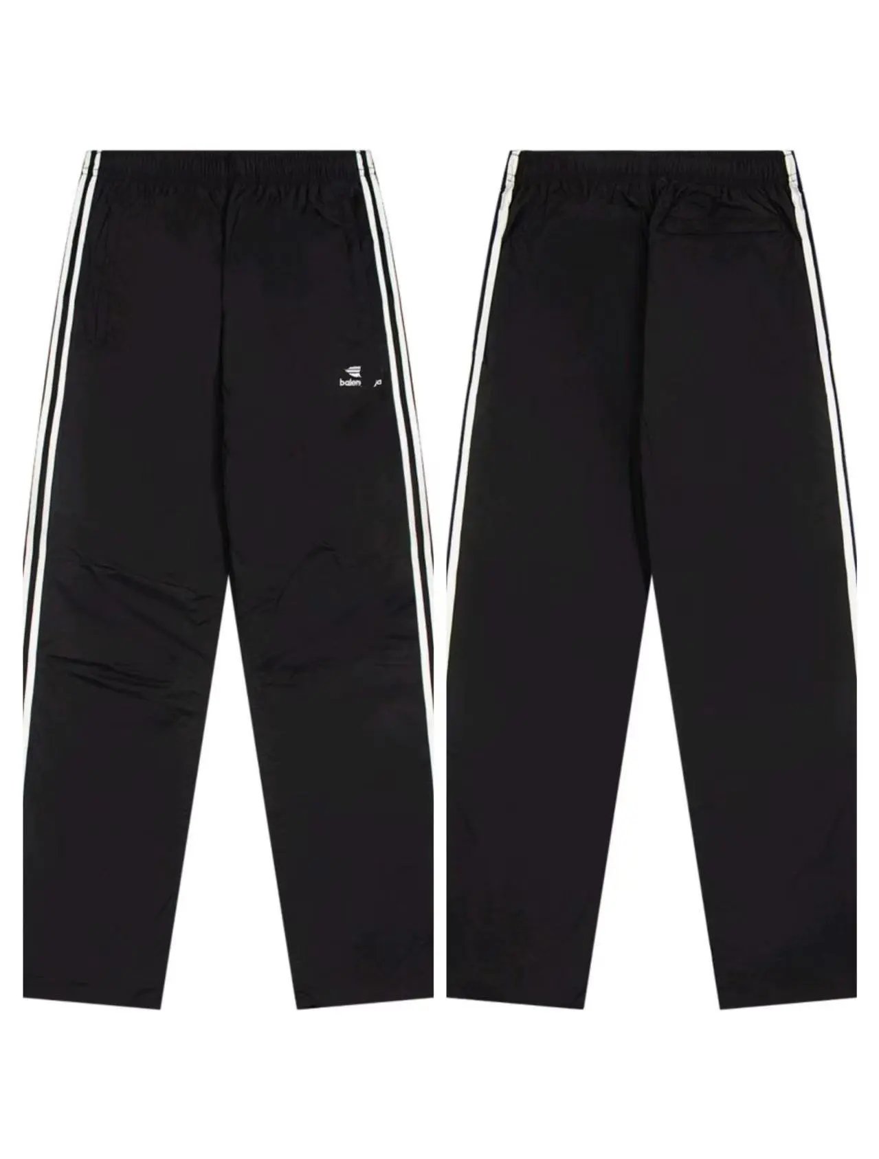 Balenciaga Matching Sets Color-block zip-up track jacket and straight-leg pants set — L-5-2