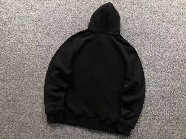 Ami Paris Ami de Coeur Zip-Up Hoodie Black - 5