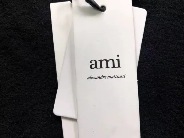 Ami Paris Ami de Coeur Zip-Up Hoodie Black - 10