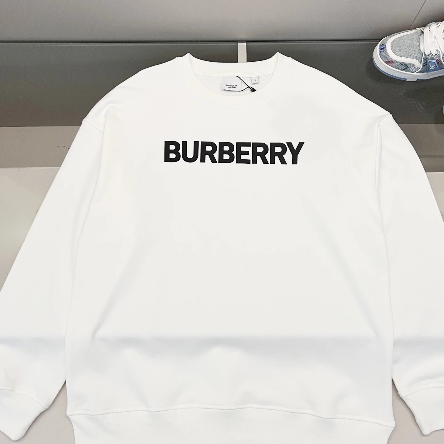 Burberry Shield Logo Hoodie Off-White - 9