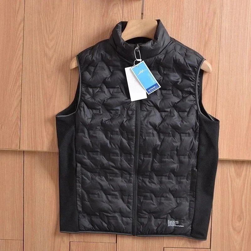 Nike Tracksuits Quarter-Zip Training Top and Zip-Hem Trousers Set — Vest 01